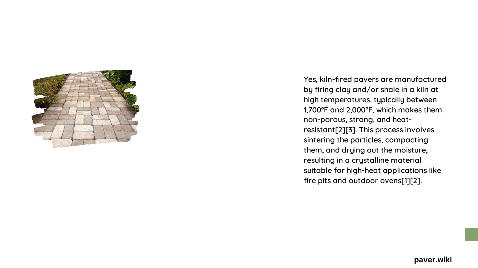 are pavers kiln fired