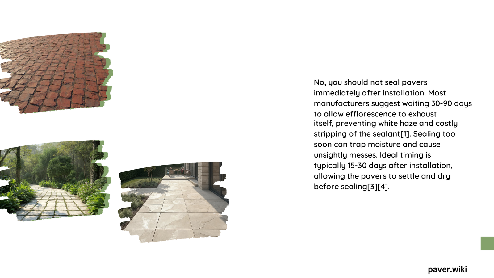 can i seal pavers immediately