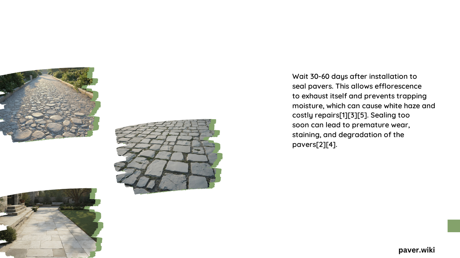 how long to wait before sealing pavers