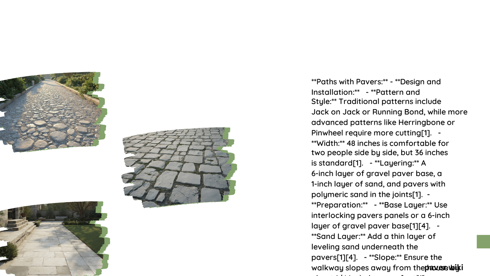 paths with pavers