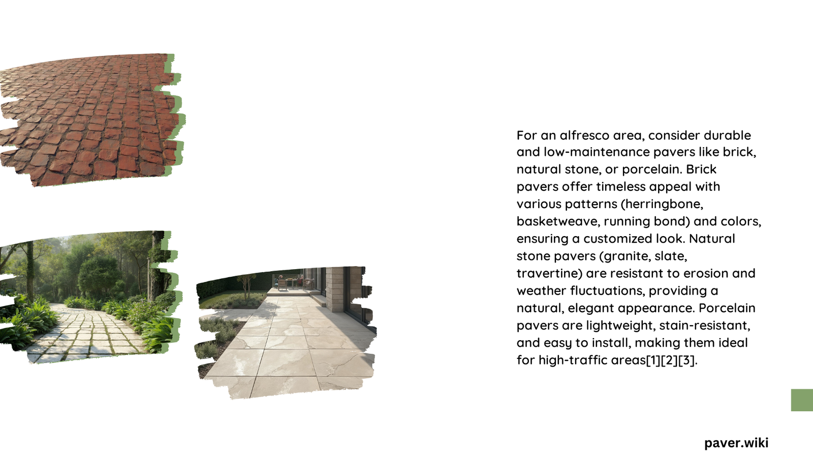 pavers alfresco area