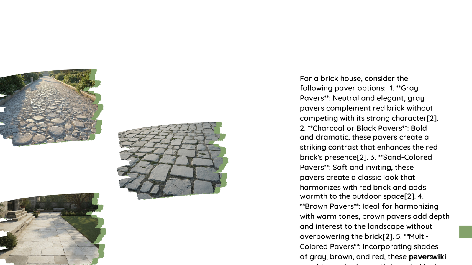 pavers for brick house